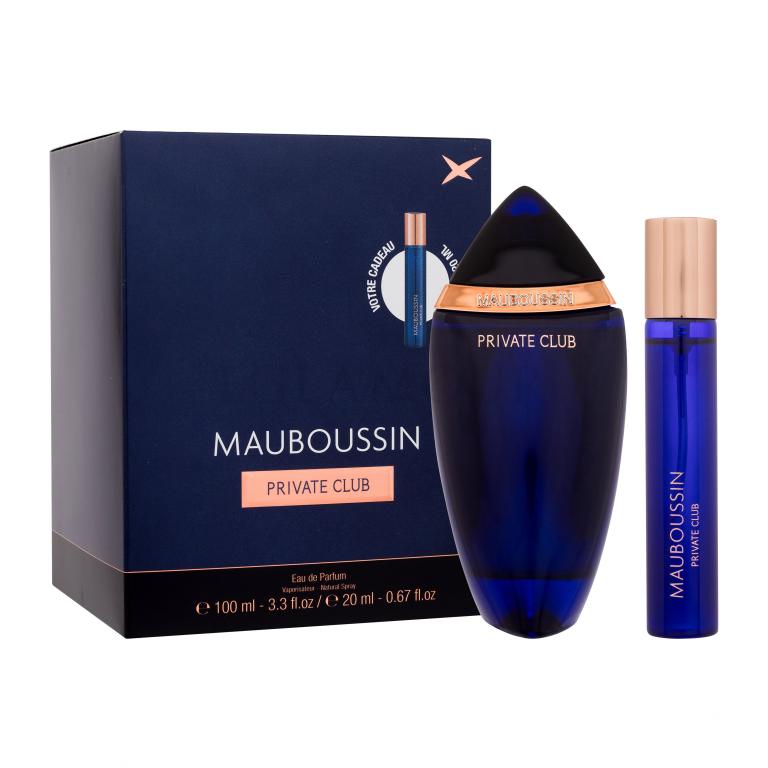 Mauboussin Private Club Zestaw woda perfumowana 100 ml + woda perfumowana 20 ml