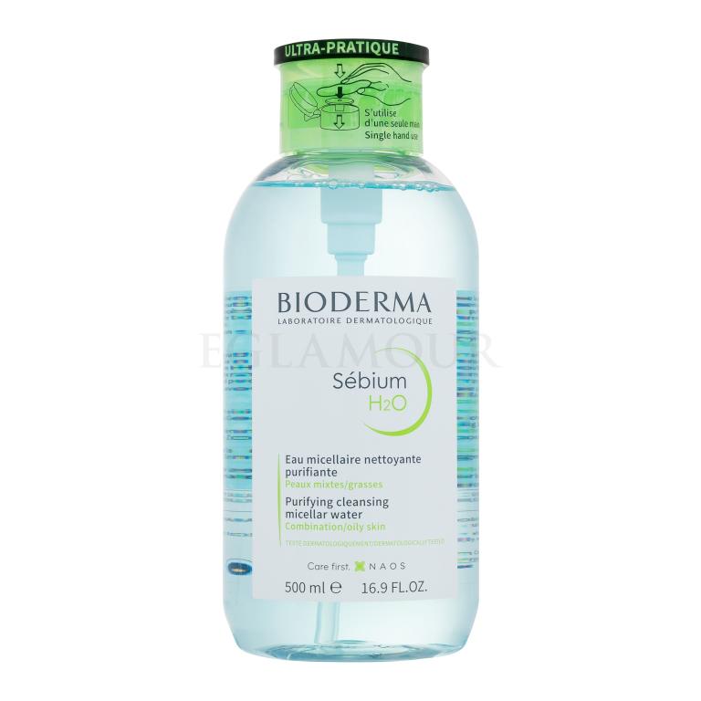 BIODERMA Sébium H₂O With Dispenser Płyn micelarny dla kobiet 500 ml