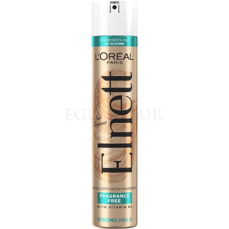 L&#039;Oréal Paris Elnett Micro-Diffusion Hairspray Fragrance Free Lakier do włosów dla kobiet 300 ml