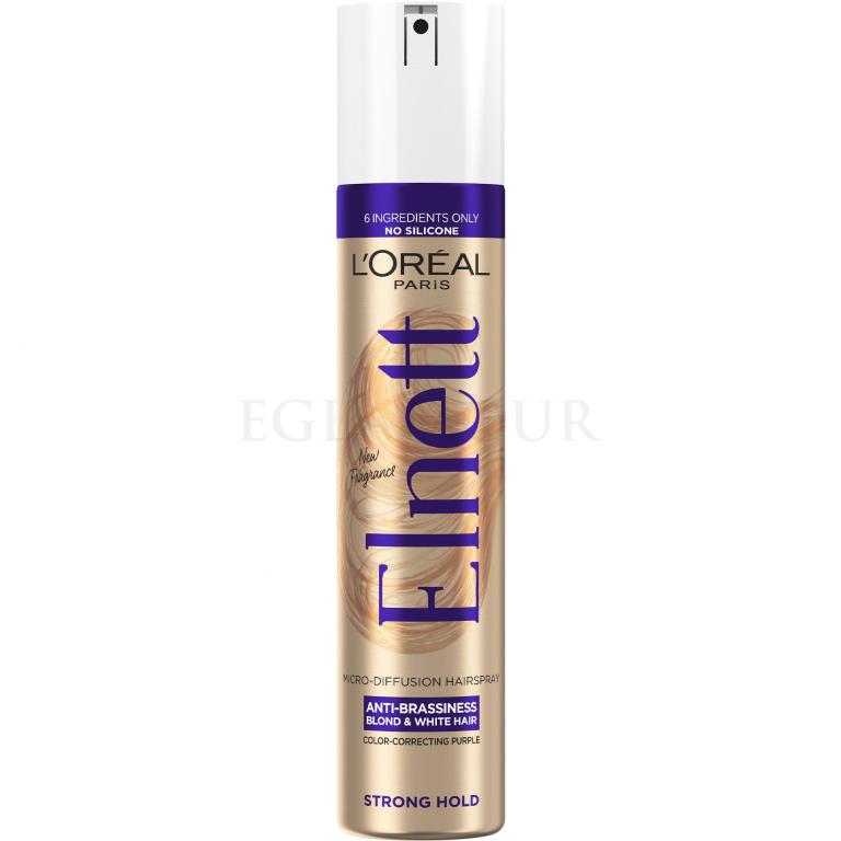 L&#039;Oréal Paris Elnett Micro-Diffusion Hairspray Anti-Brassiness Lakier do włosów dla kobiet 300 ml