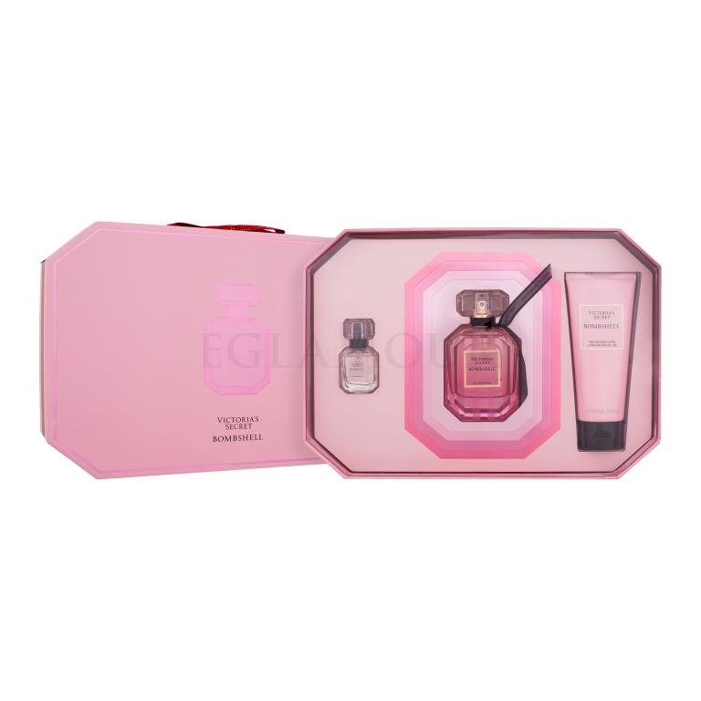 Victoria´s Secret Bombshell Zestaw woda perfumowana 50 ml + woda perfumowana 7,5 ml + mleczko do ciała 100 ml