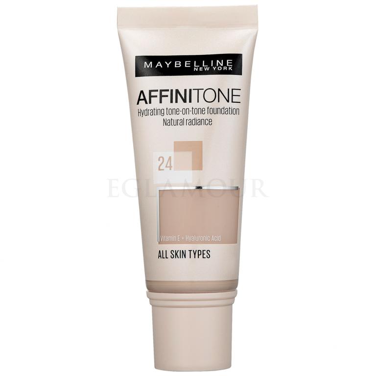 Maybelline Affinitone Podkład dla kobiet 30 ml Odcień 24 Golden Beige