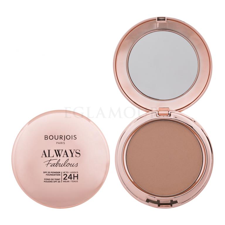 BOURJOIS Paris Always Fabulous Powder Foundation SPF20 Podkład dla kobiet 7 g Odcień 300 Rose Sand