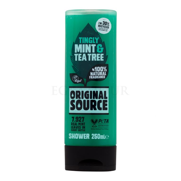 Original Source Shower Tingly Mint &amp; Tea Tree Żel pod prysznic dla kobiet 250 ml