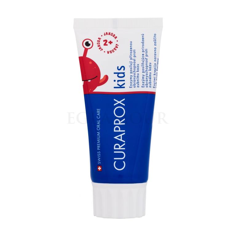 Curaprox Kids Strawberry Toothpaste 2+ Pasta do zębów dla dzieci 60 ml Uszkodzone pudełko