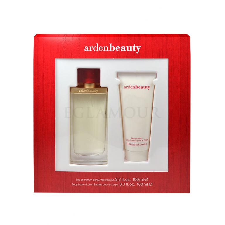 Elizabeth Arden Beauty Zestaw 100ml Edp 100ml Balsam Uszkodzone