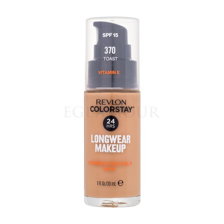 Revlon Colorstay Combination Oily Skin SPF15 Podkład dla kobiet 30 ml Odcień 370 Toast