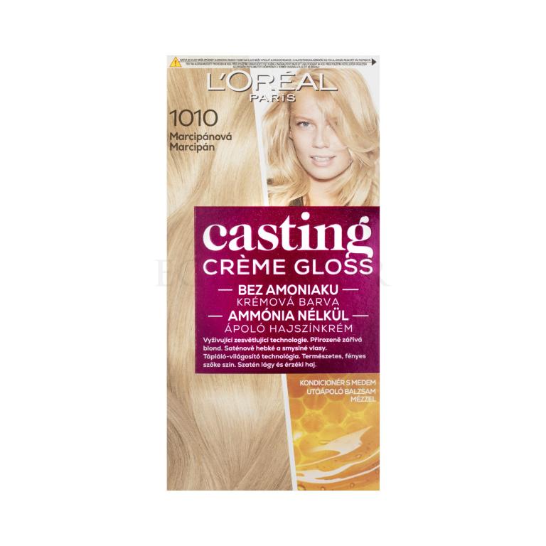 L&#039;Oréal Paris Casting Creme Gloss Glossy Princess Farba do włosów dla kobiet 48 ml Odcień 1010 Light Iced Blonde