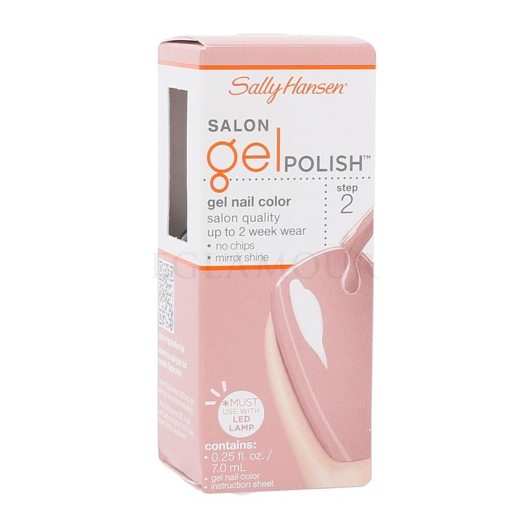 Sally Hansen Salon Gel Polish Gel Nail Color Lakier do paznokci dla kobiet 7 ml Odcień 150 Pink Pong