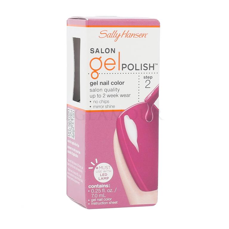 Sally Hansen Salon Gel Polish Gel Nail Color Lakier do paznokci dla kobiet 7 ml Odcień 245 Cherry, Cherry Bang, Bang!