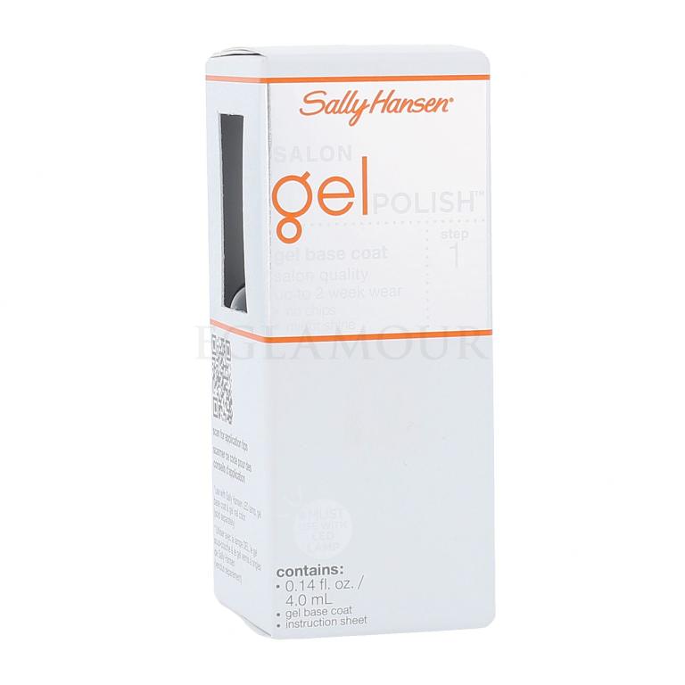 Sally Hansen Salon Gel Polish Step 1 Gel Base Coat Lakier do paznokci dla kobiet 4 ml