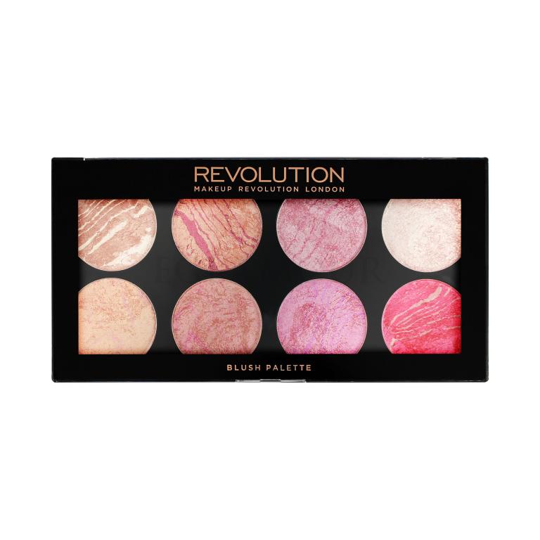 Makeup Revolution London Blush Palette Róż dla kobiet 12,8 g Odcień Blush Queen