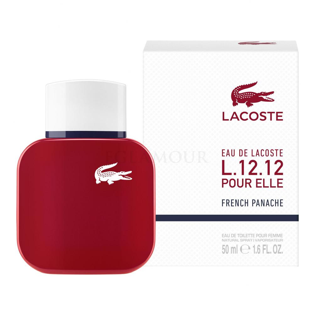 romersk Gamle tider Regnfuld Lacoste Eau de Lacoste L.12.12 French Panache Woda toaletowa dla kobiet 50  ml - Perfumeria internetowa E-Glamour.pl
