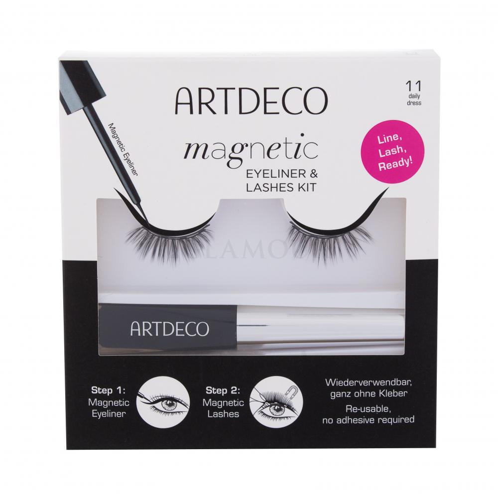 Artdeco Magnetic Eyeliner & Lashes Kit Zestaw Magnetyczne szczuczne ...