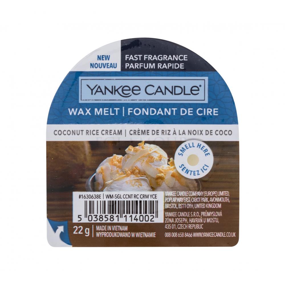 Yankee Candle Coconut Rice Cream Zapachowy wosk 22 g - Perfumeria  internetowa