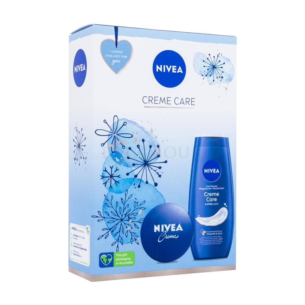 Nivea Creme Care Zestaw Żel Pod Prysznic 250 Ml Uniwersalny Krem Creme 75 Ml Uszkodzone 4878