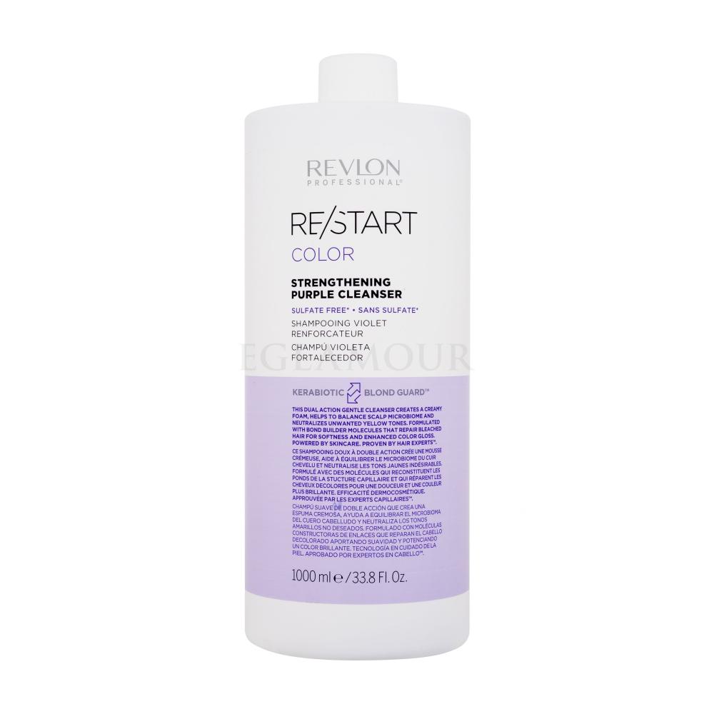 Revlon Professional kobiet Color Perfumeria dla 1000 Szampon ml Purple Cleanser włosów internetowa do Re/Start Strengthening 