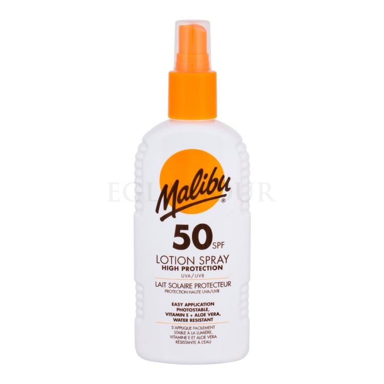 Malibu Lotion Spray SPF50 Preparat do opalania ciała 200 ml