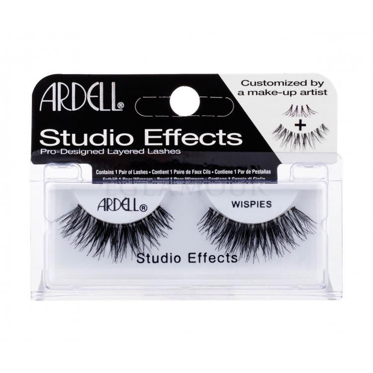 Ardell Studio Effects Wispies Sztuczne rzęsy dla kobiet 1 szt Odcień Black