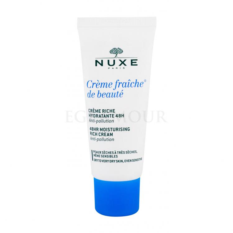 NUXE Creme Fraiche de Beauté Moisturising Rich Cream Krem do twarzy na dzień dla kobiet 30 ml tester