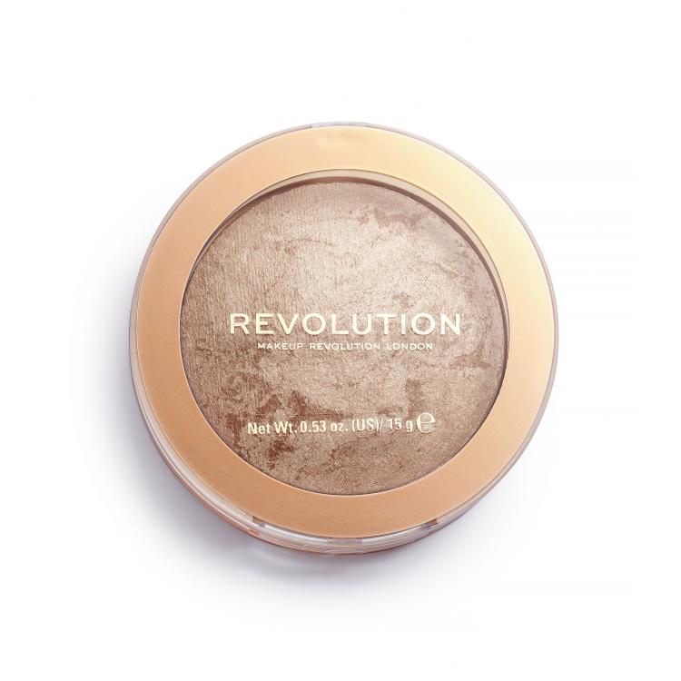 Makeup Revolution London Re-loaded Bronzer dla kobiet 15 g Odcień Holiday Romance