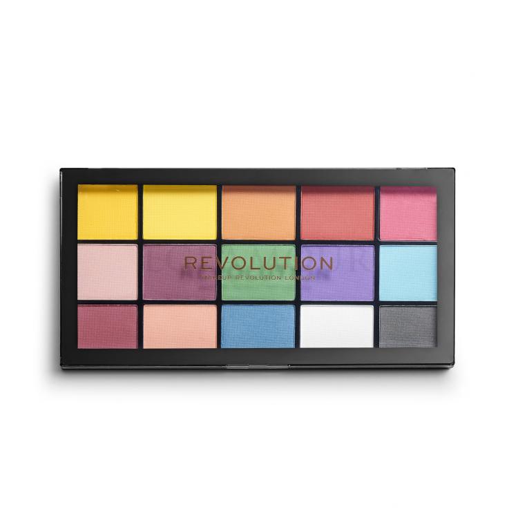 Makeup Revolution London Re-loaded Cienie do powiek dla kobiet 16,5 g Odcień Marvellous Mattes