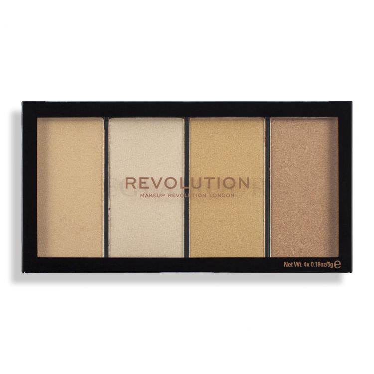 Makeup Revolution London Re-loaded Palette Rozświetlacz dla kobiet 20 g Odcień Lustre Lights Warm