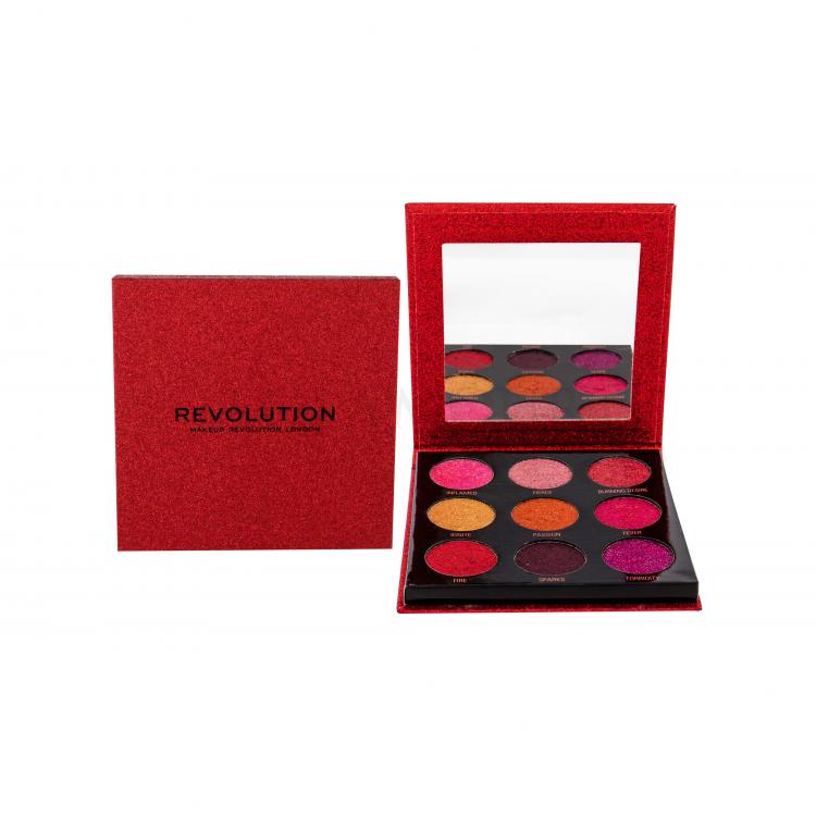 Makeup Revolution London Pressed Glitter Cienie do powiek dla kobiet 10,8 g Odcień Hot Pursuit