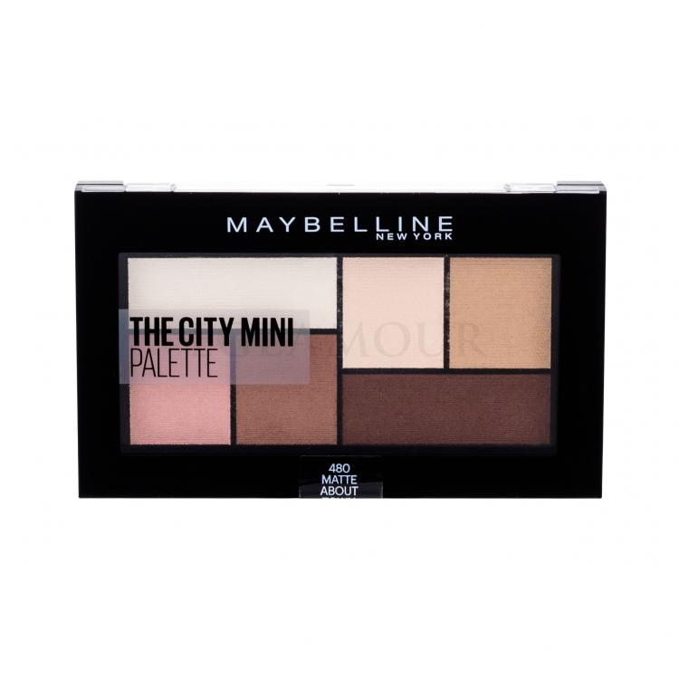 Maybelline The City Mini Cienie do powiek dla kobiet 6 g Odcień 480 Matte About Town