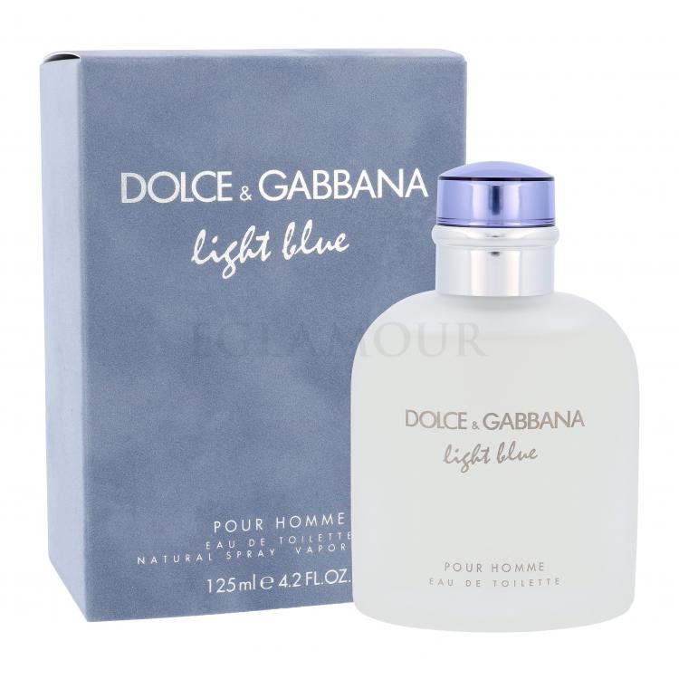 dolce & gabbana light blue pour homme woda toaletowa 125 ml    uszkodzony