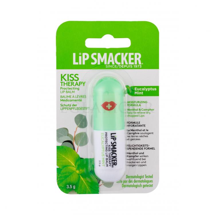 Lip Smacker Kiss Therapy Protecting Balsam do ust dla kobiet 3,5 g Odcień Eucalyptus Mint