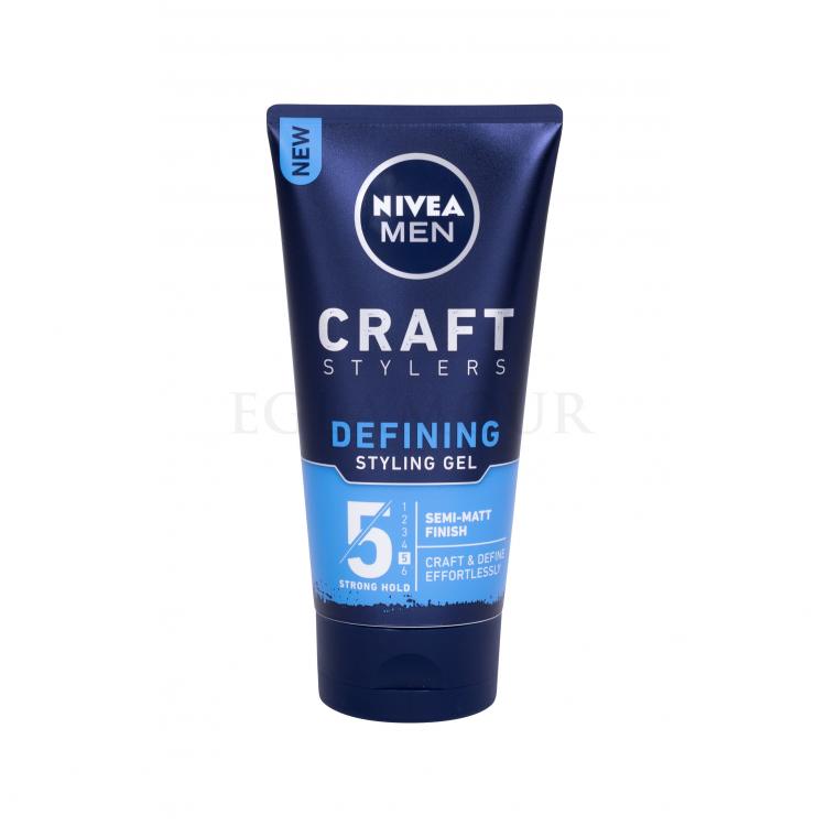 Nivea Men Craft Stylers Defining Semi-Matt Żel do włosów dla mężczyzn 150 ml