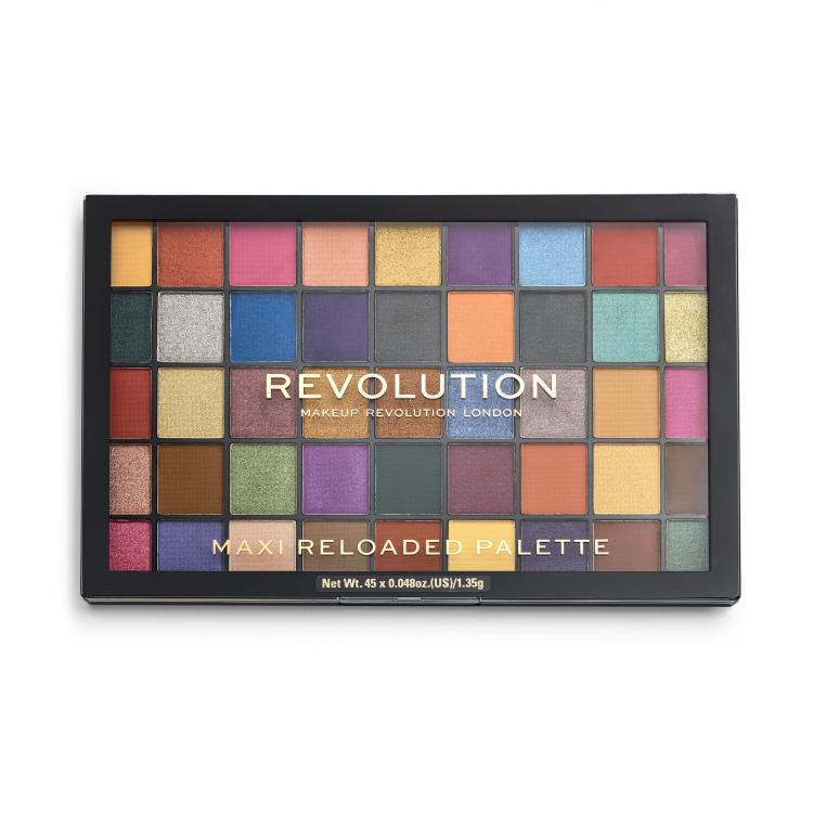 Makeup Revolution London Maxi Re-loaded Cienie do powiek dla kobiet 60,75 g Odcień Dream Big