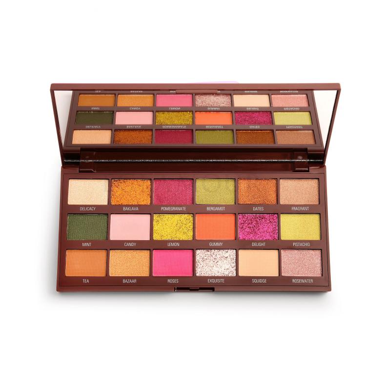 I Heart Revolution Chocolate Eyeshadow Palette Cienie do powiek dla kobiet 18 g Odcień Turkish Delight