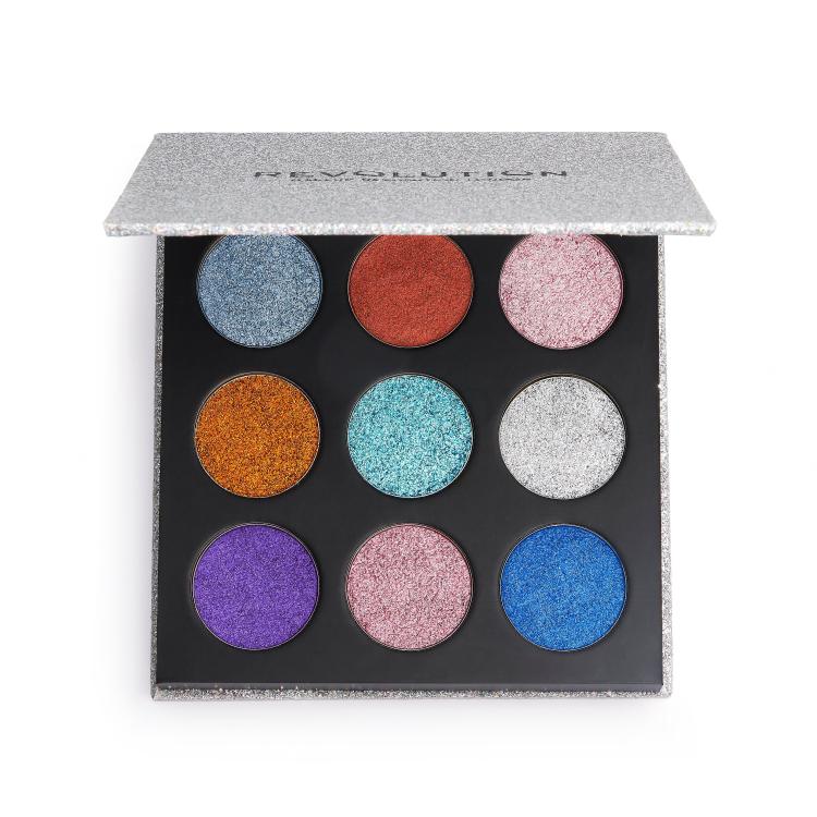 Makeup Revolution London Pressed Glitter Cienie do powiek dla kobiet 13,5 g Odcień Illusion