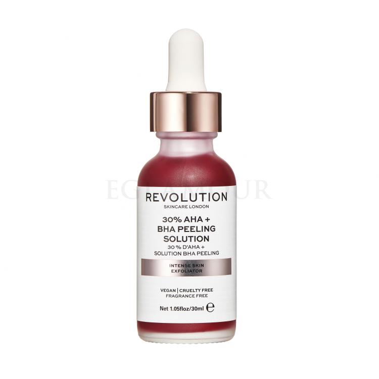 Revolution Skincare Skincare 30% AHA + BHA Peeling Solution Peeling dla kobiet 30 ml