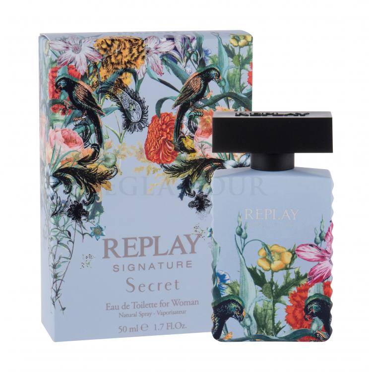 Replay Signature Secret Woda toaletowa dla kobiet 50 ml