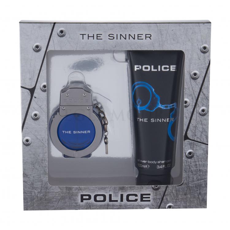 Police The Sinner Zestaw Edt 30 ml + Żel pod prysznic 100 ml