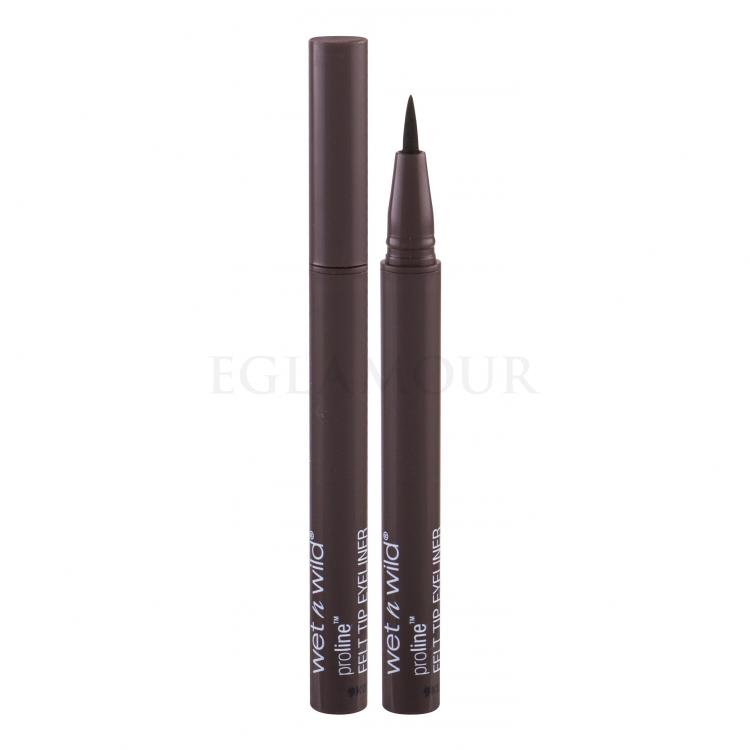 Wet n Wild Pro Felt Tip Eyeliner dla kobiet 0,5 g Odcień Dark Brown