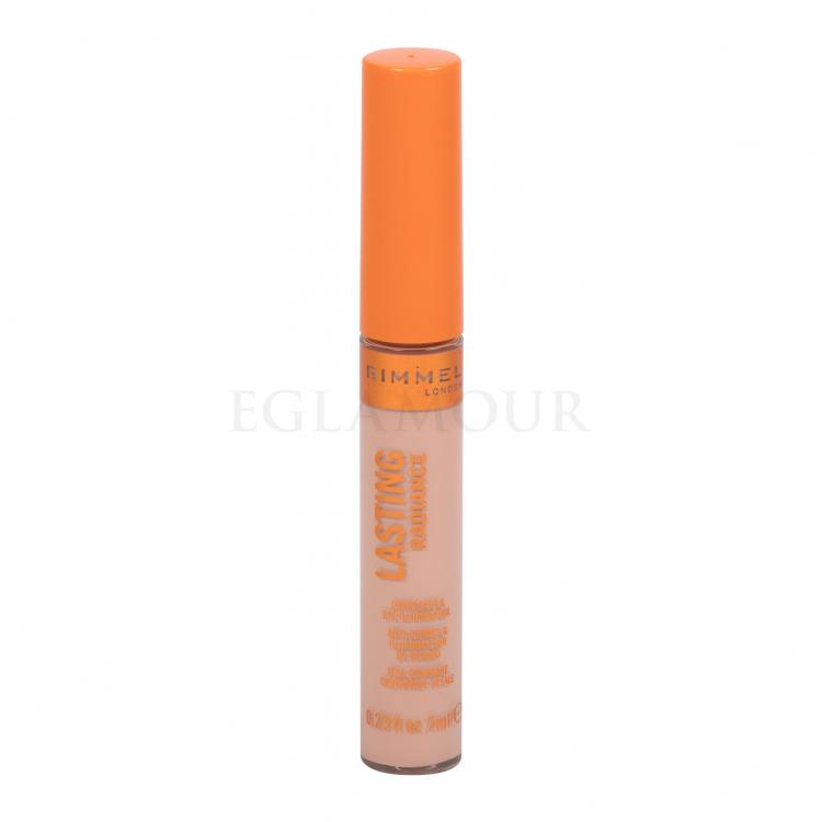 Rimmel London Lasting Radiance Korektor dla kobiet 7 ml Odcień 040 Soft Beige