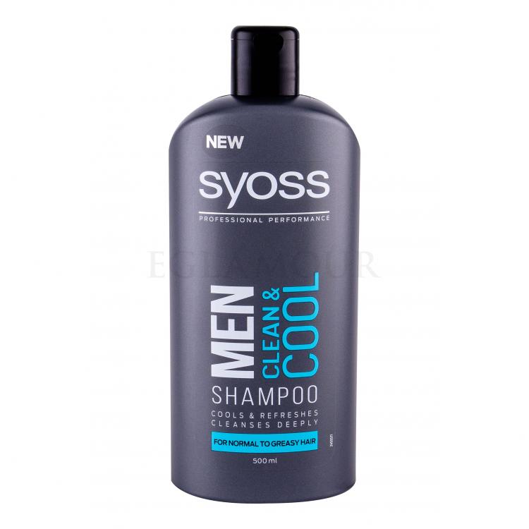 Syoss Men Clean &amp; Cool Szampon do włosów dla mężczyzn 500 ml