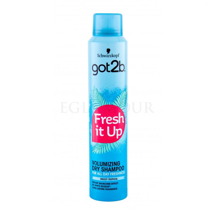 Schwarzkopf Got2b Fresh It Up Volumizing Suchy szampon dla kobiet 200 ml