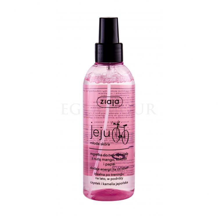 Ziaja Jeju Body and Face Mist Woda do ciała dla kobiet 200 ml