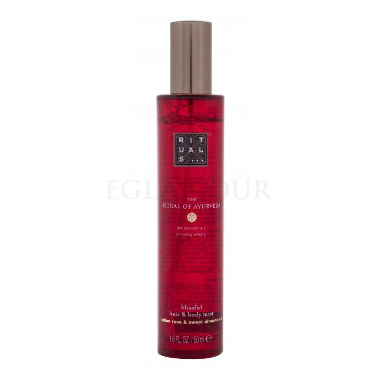 Rituals The Ritual Of Ayurveda Hair &amp; Body Mist Spray do ciała dla kobiet 50 ml