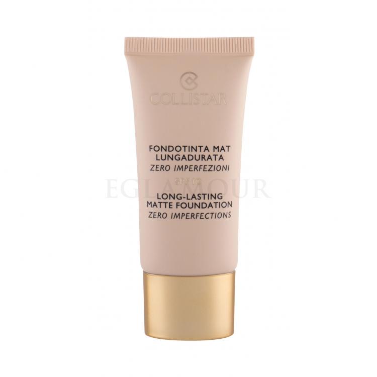 Collistar Long-Lasting Matte SPF10 Podkład dla kobiet 30 ml Odcień 1