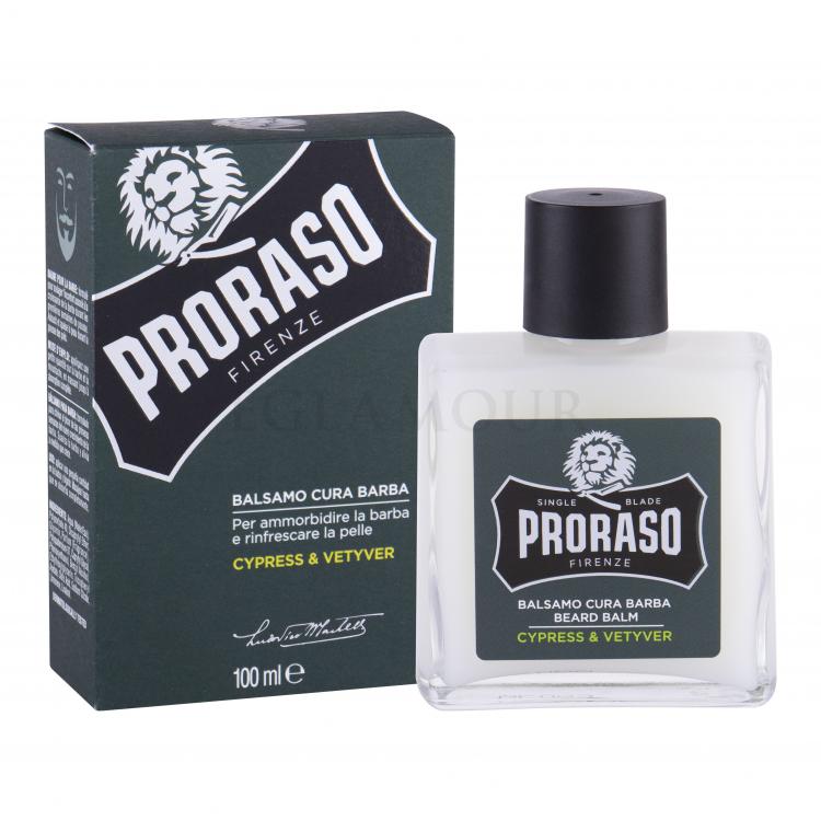 PRORASO Cypress &amp; Vetyver Beard Balm Balsam na wąsy dla mężczyzn 100 ml