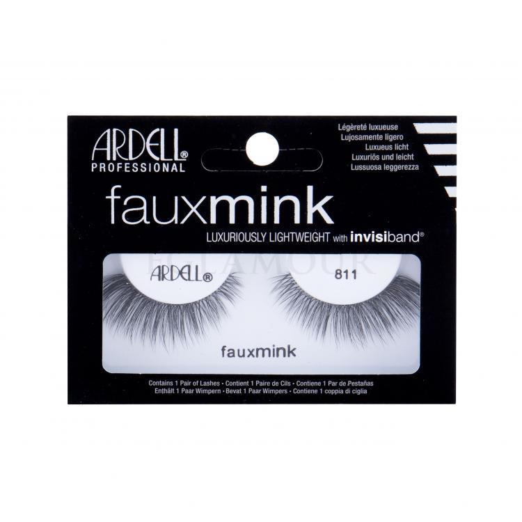 Ardell Faux Mink 811 Sztuczne rzęsy dla kobiet 1 szt Odcień Black