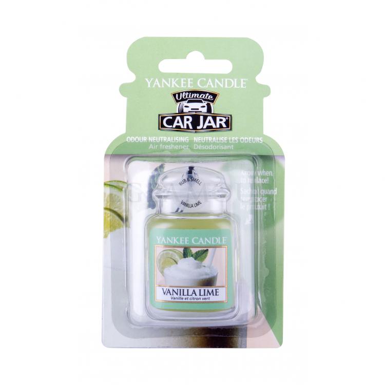 Yankee Candle Vanilla Lime Car Jar Zapach samochodowy 1 szt