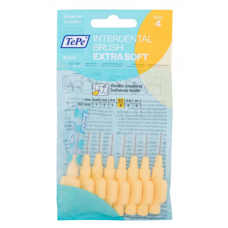 TePe Extra Soft 0,7 mm Szczoteczka do przestrzeni międzyzębowych 8 szt