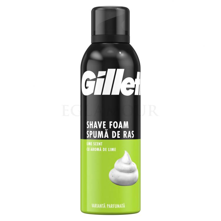 Gillette Shave Foam Lemon Pianka do golenia dla mężczyzn 200 ml